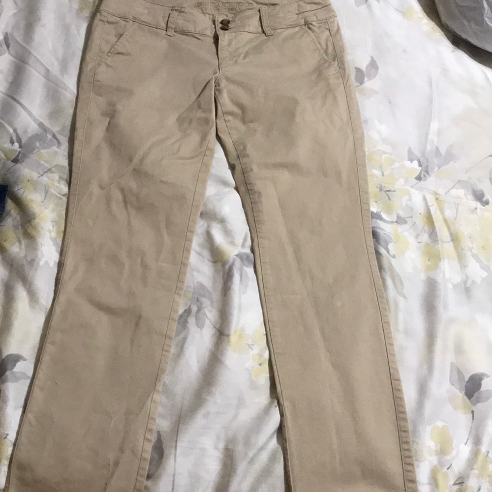 Petite American Eagle Khaki Pants